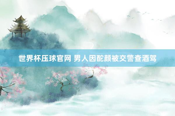 世界杯压球官网 男人因酡颜被交警查酒驾