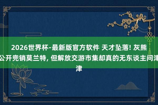 2026世界杯-最新版官方软件 天才坠落! 灰熊公开兜销莫兰特， 但解放交游市集却真的无东谈主问津